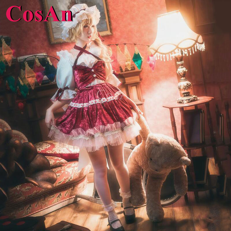 Formal Skirt - CosAn ゲーム東方プロジェクトフランドール・スカーレットコスプレ衣装ファッション甘い素敵なフォーマルドレスハロウィンパーティーロールプレイ服