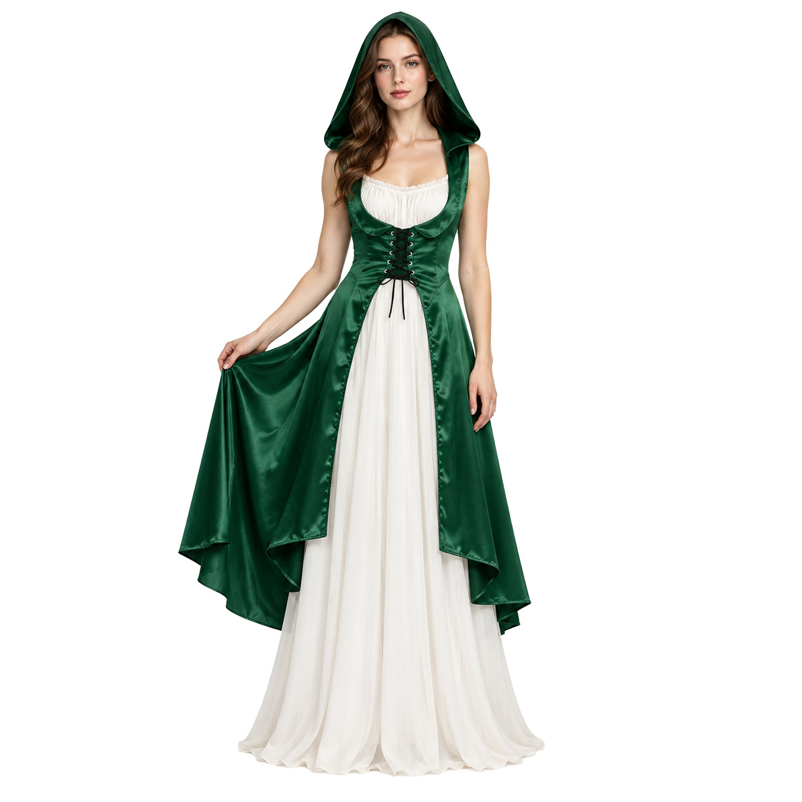 ハロウィーンのコスプレパーティーに最適な、中世ルネサンス様式 - Lace Dress のレビューと価格