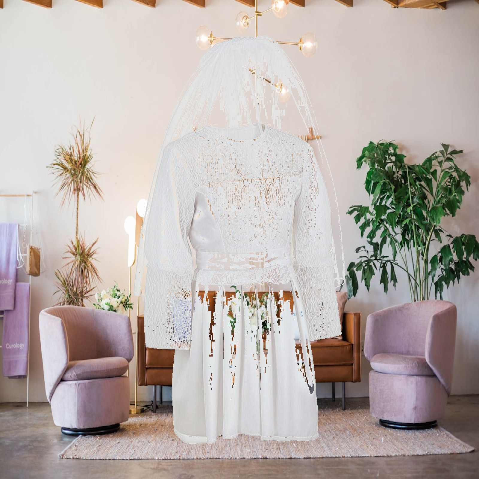 コスプレ用アクセサリーとして使える、女の子向けのウェディング - Lace Dress のレビューと価格