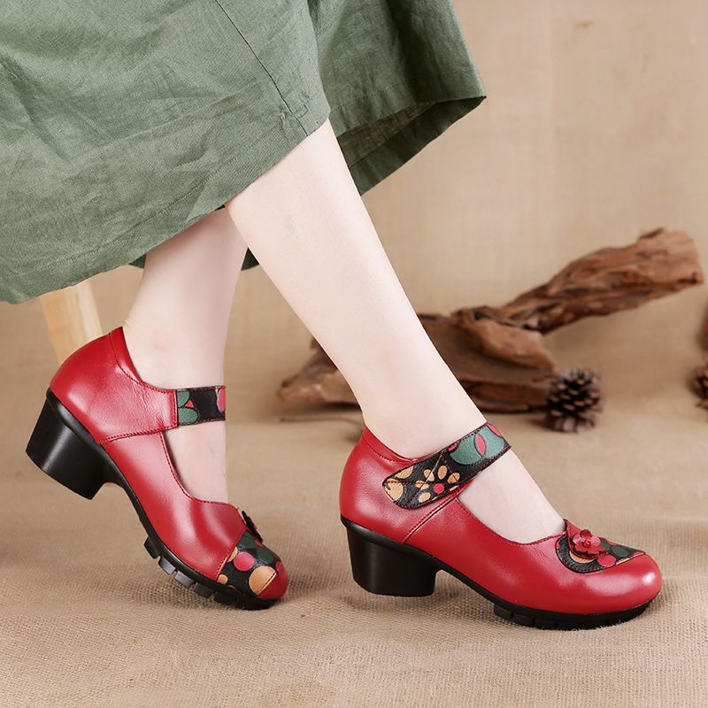 女性のための豪華な花柄のウェッジヒール,スタイリッシュな靴, - Womens Heels のレビューと価格