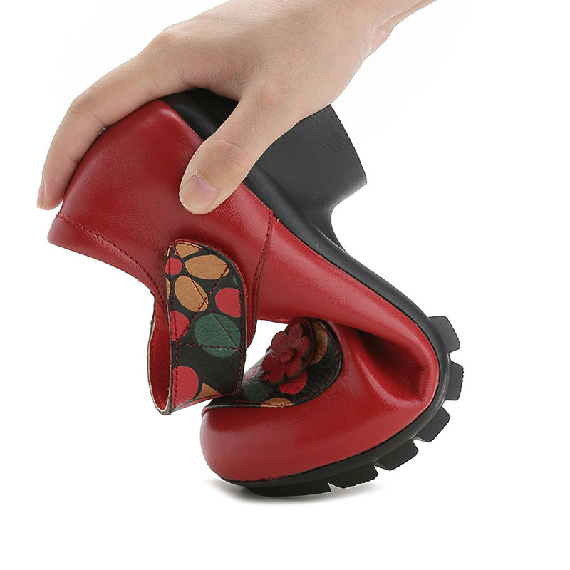 女性のための豪華な花柄のウェッジヒール,スタイリッシュな靴, - Womens Heels のレビューと価格