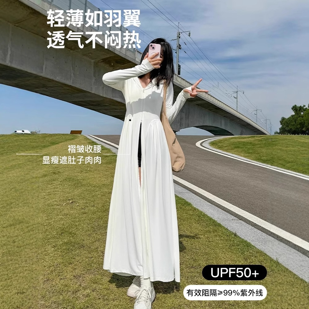 2025 夏の女性のための日焼け止め服新しいドレス UV 耐 - Silk Blouse のレビューと価格