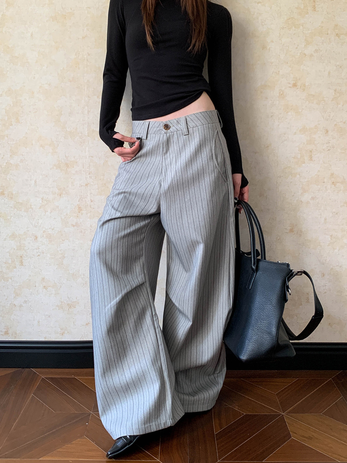 アメリカンストリートスタイル、メンズ＆レディース、ナイフプリ - Tailored Trouser Wide のレビューと価格