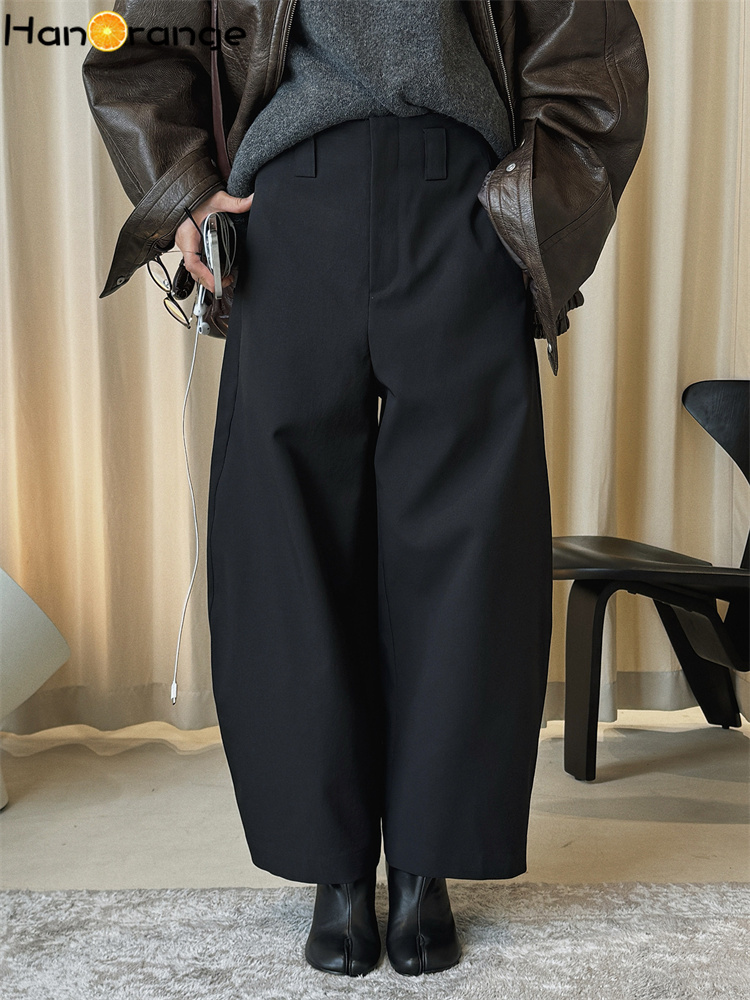 HanOrange 2026 春ハイウエストカーブナイフアウ - Tailored Trouser Wide のレビューと価格