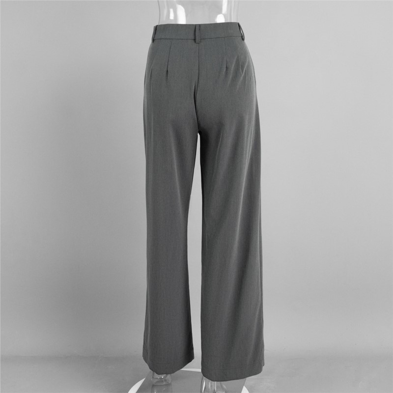 レディース スーツパンツ、ワイドレッグ、ハイウエスト、ストレ - Tailored Trouser Wide のレビューと価格